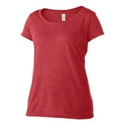 Tultex - Women's Poly-Rich Scoop Neck T-Shirt - 243